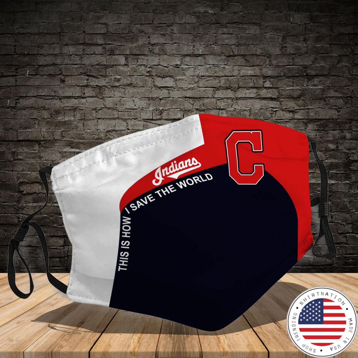 Cleveland Indians 3d face mask