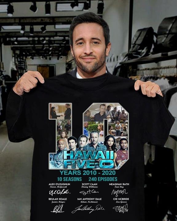 10 years Hawaii Five-0 2010 2020 shirt