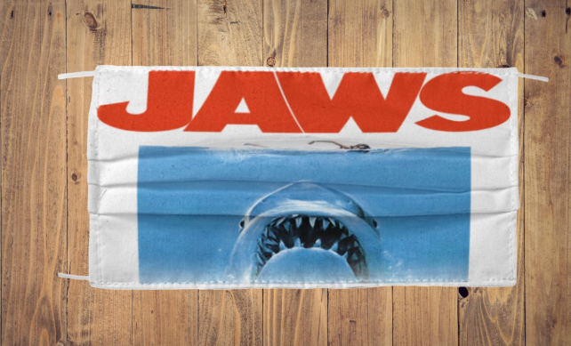 Jaws shark face mask
