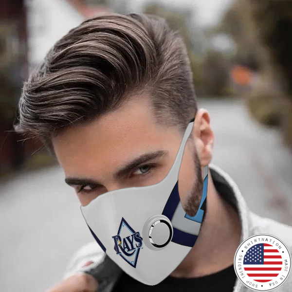 Tampa rays face mask