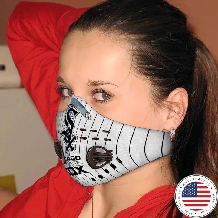 Chicago white sox filter face mask