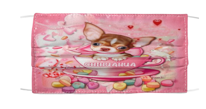 Chihuahua dog face mask