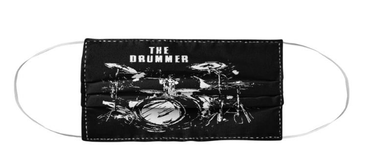 The drummer face mask