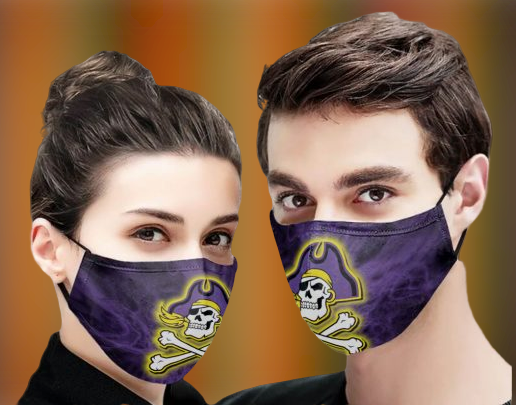East Carolina Pirates football face mask
