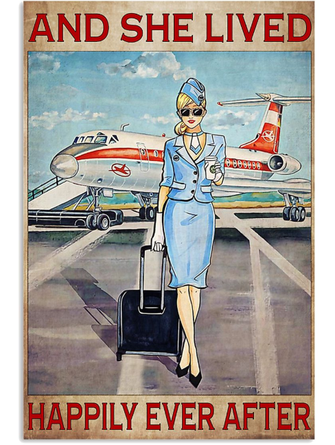 Flight attendant and she lived happily ever after