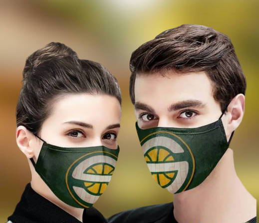 Seattle Supersonics face mask