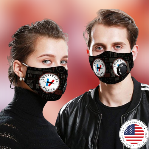 Twenty One Pilots face mask