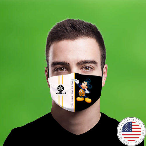 Yamaha this is how i save the world face mask