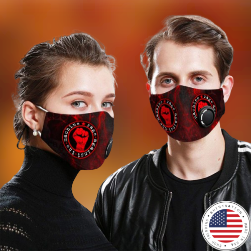 Rage Against the Machine face mask