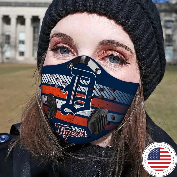 Detroit Tigers filter face mask
