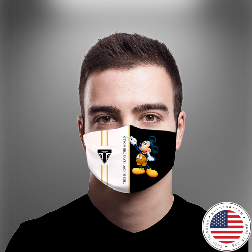 Triumph this is how i save the world face mask