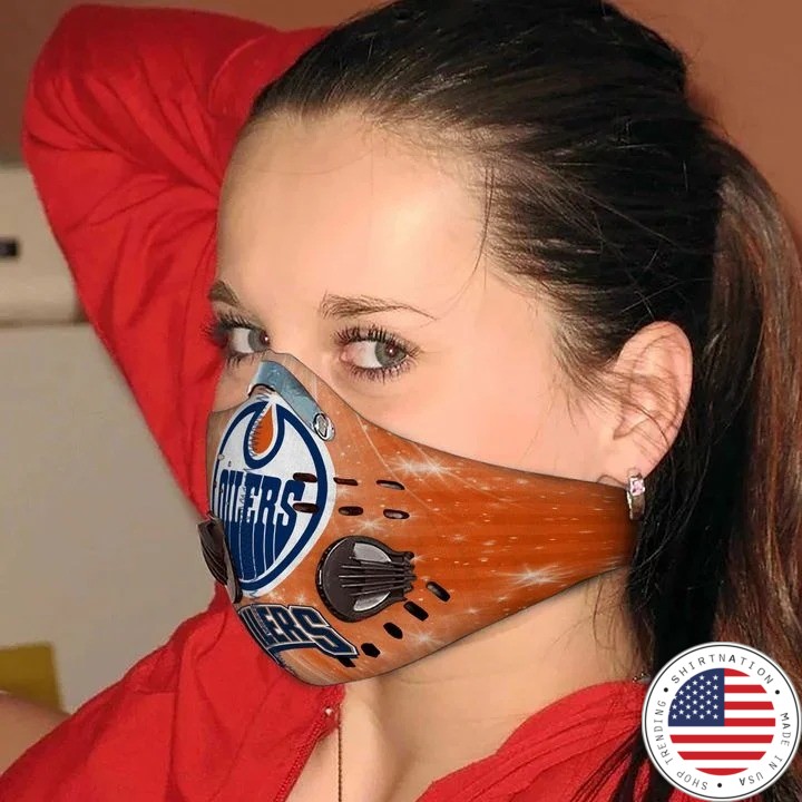 Edmonton Oilers filter face mask