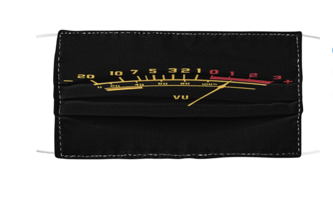 Vu meter caid face mask