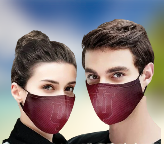 Indiana Hoosiers football face mask