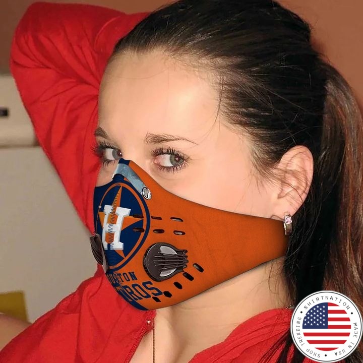 Houston Astros filter face mask