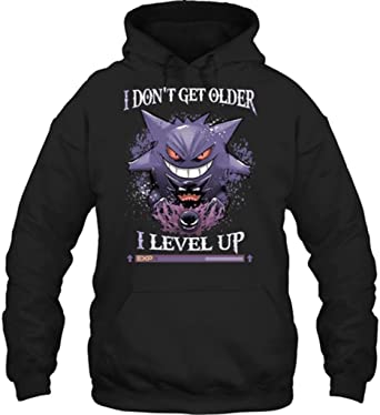 1Gengar Pokemon I Dont Get Older I Level Up Shirt