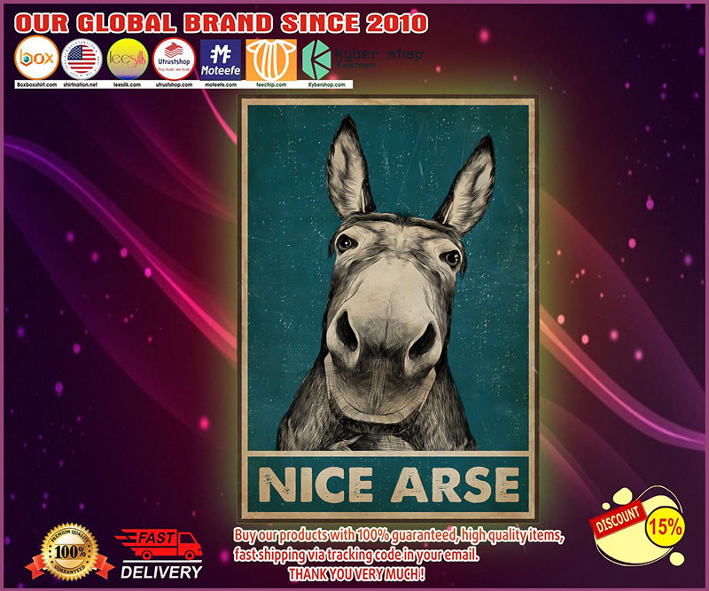 Donkey nice arse poster