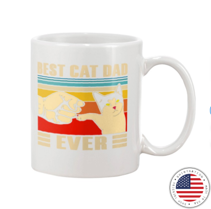 Best cat dad ever mug