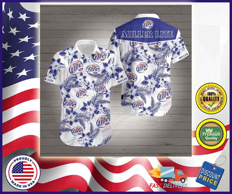Miller Lite Hawaiian shirt
