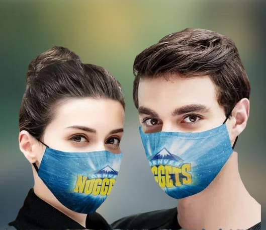 Denver Nuggets face mask