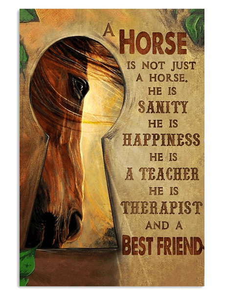 A horse is not just a horse poster
