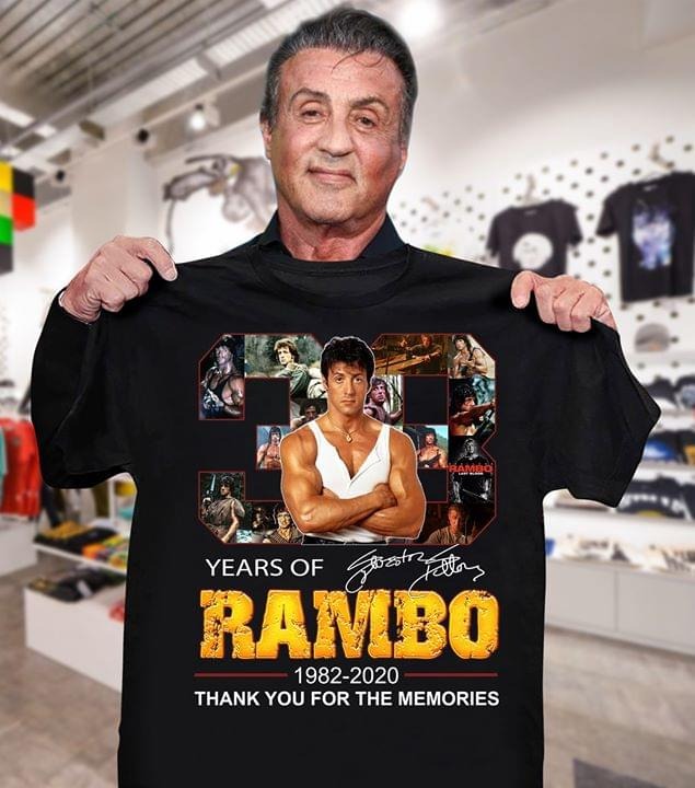 38 Years of Rambo shirt
