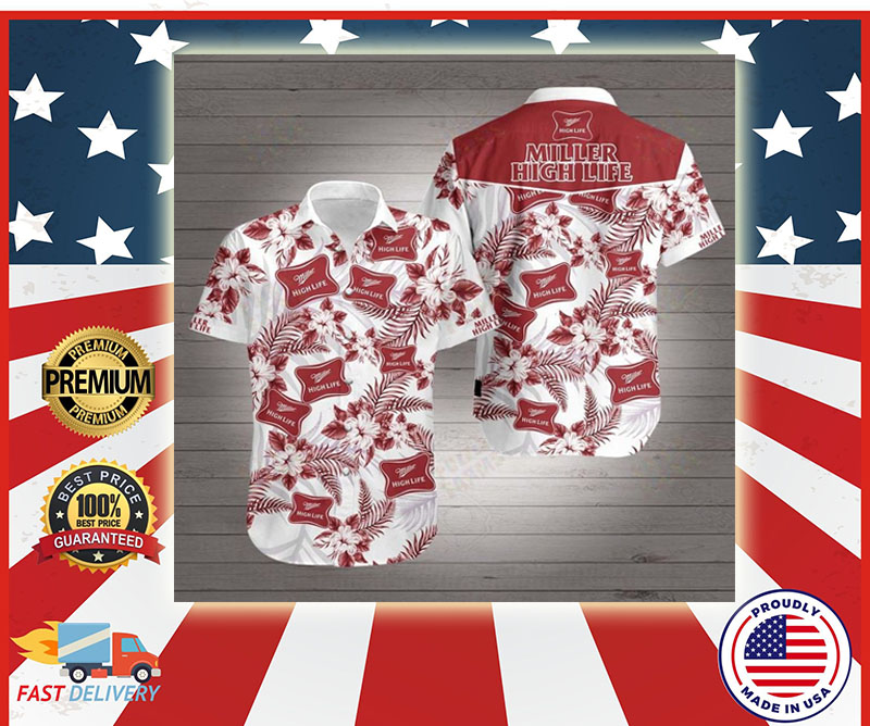 Miller High Life Hawaiian shirt