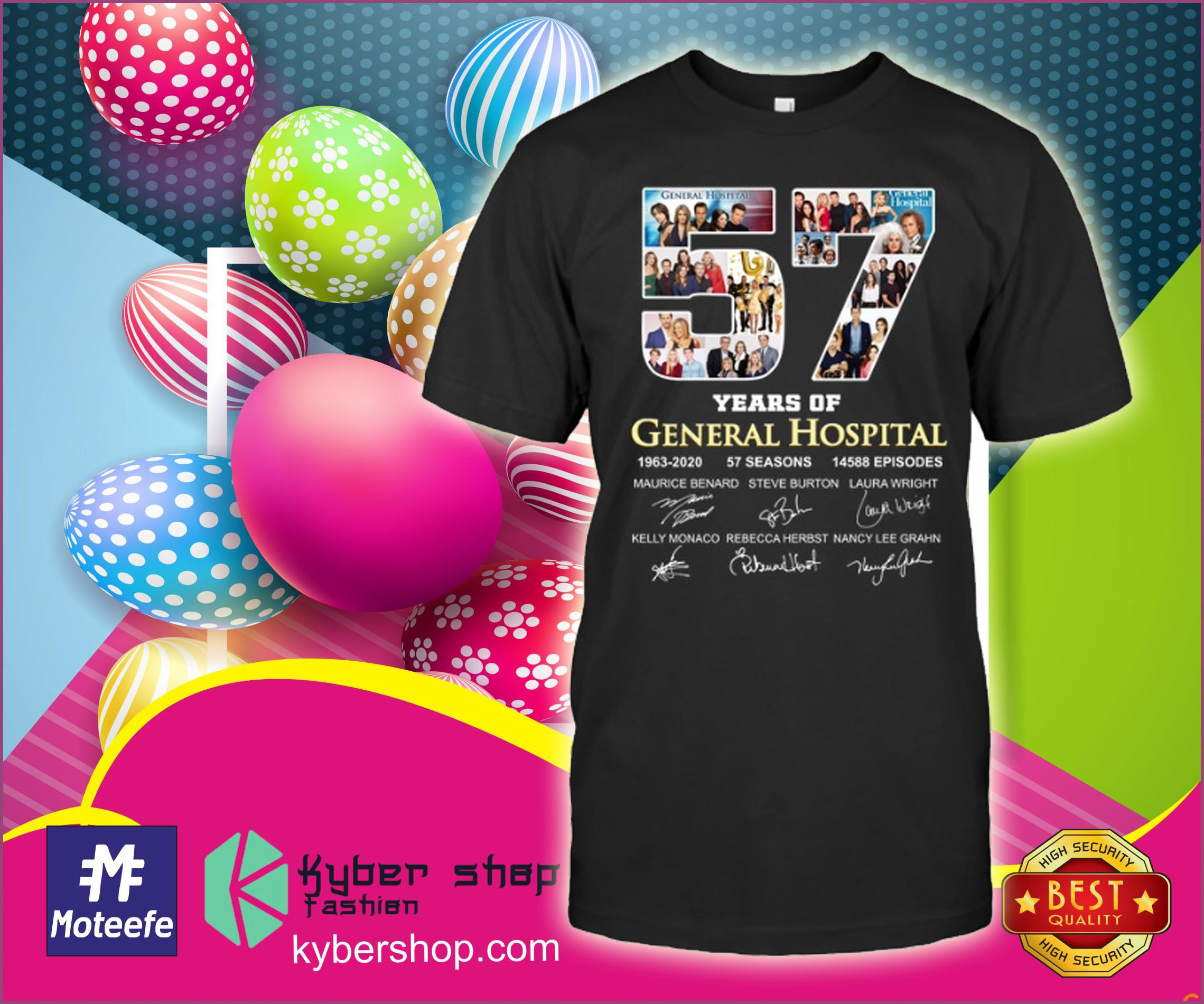 57 years of general hospital signature shirt