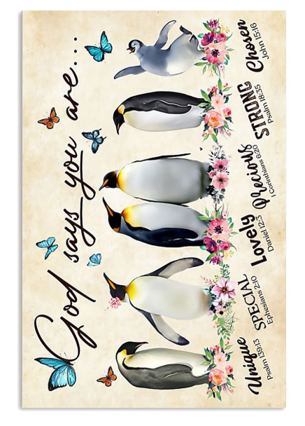 Penguin God says you are poster