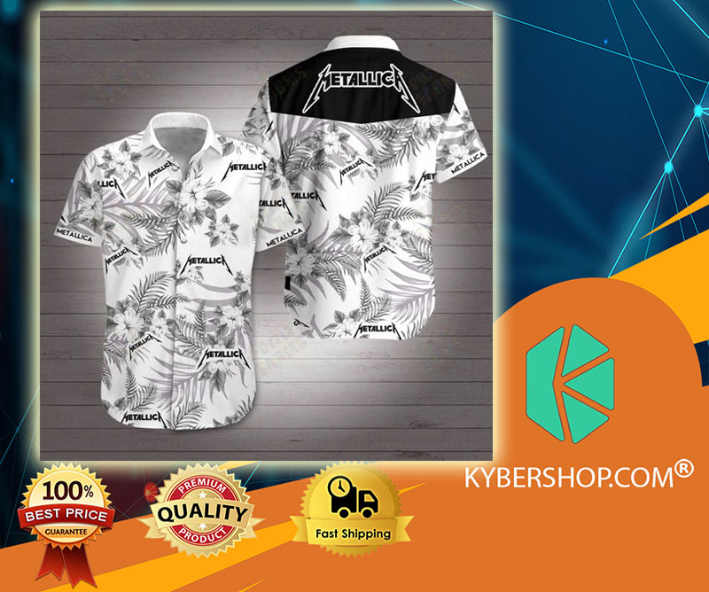Metallic Hawaiian shirt