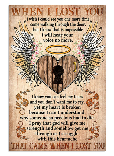 Heaven When I lost you poster