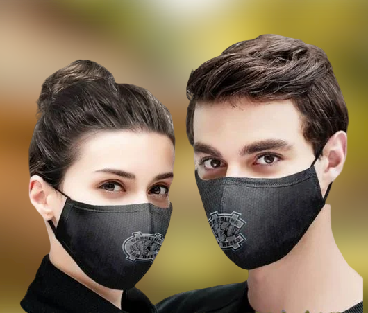 North Carolina Tar Heels face mask