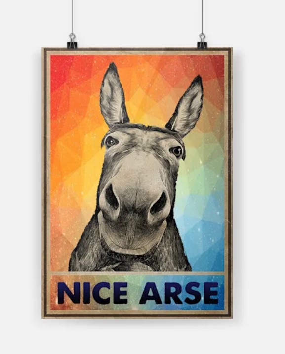 Donkey arse nice poster