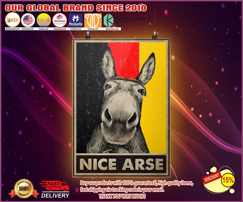A donkey nice arse poster