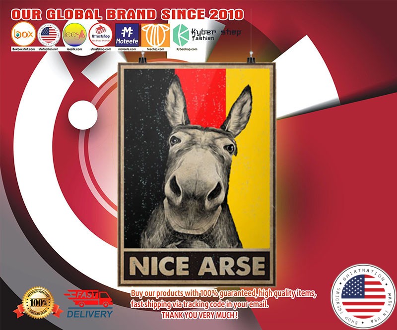 A donkey nice arse poster