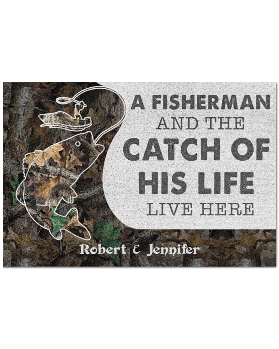 A fisherman and the catch of his life live here poster