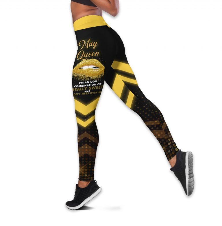 A queen was born in May custom name hoodie and legging2