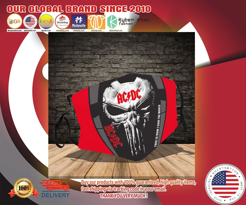 ACDC Punisher skull face mask