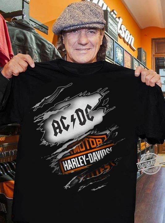 ACDC motor Harley-davidson shirt
