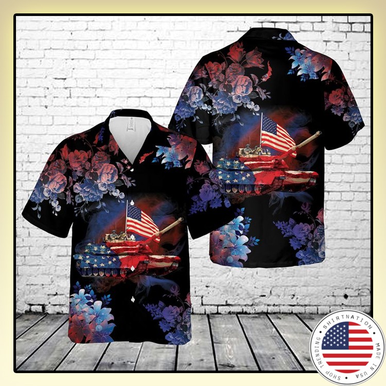 Abrams Battle Tank 4th Of July Hawaiian Shirt1