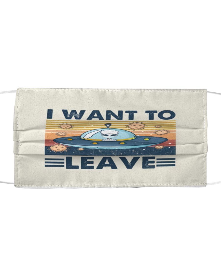 Alien I want to leave face mask