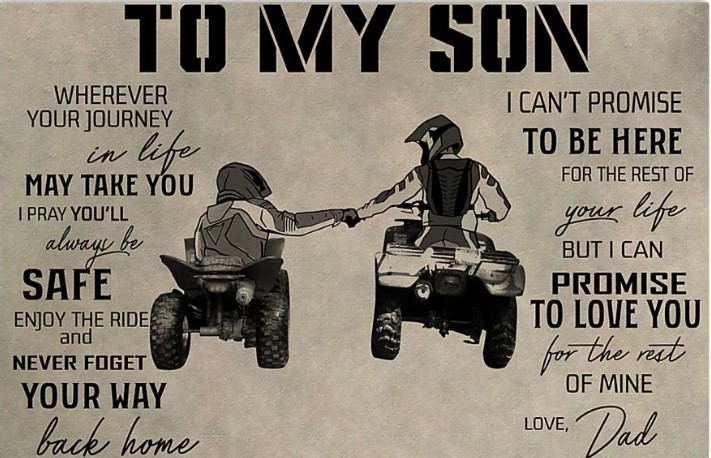All-terrain vehicle To my son poster