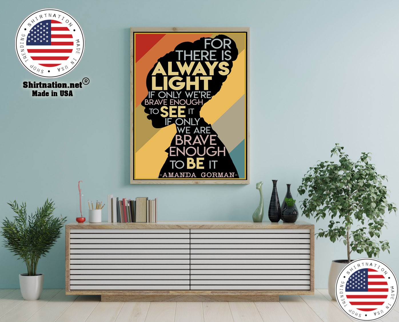 Amanda Gorman Hill we climb poster