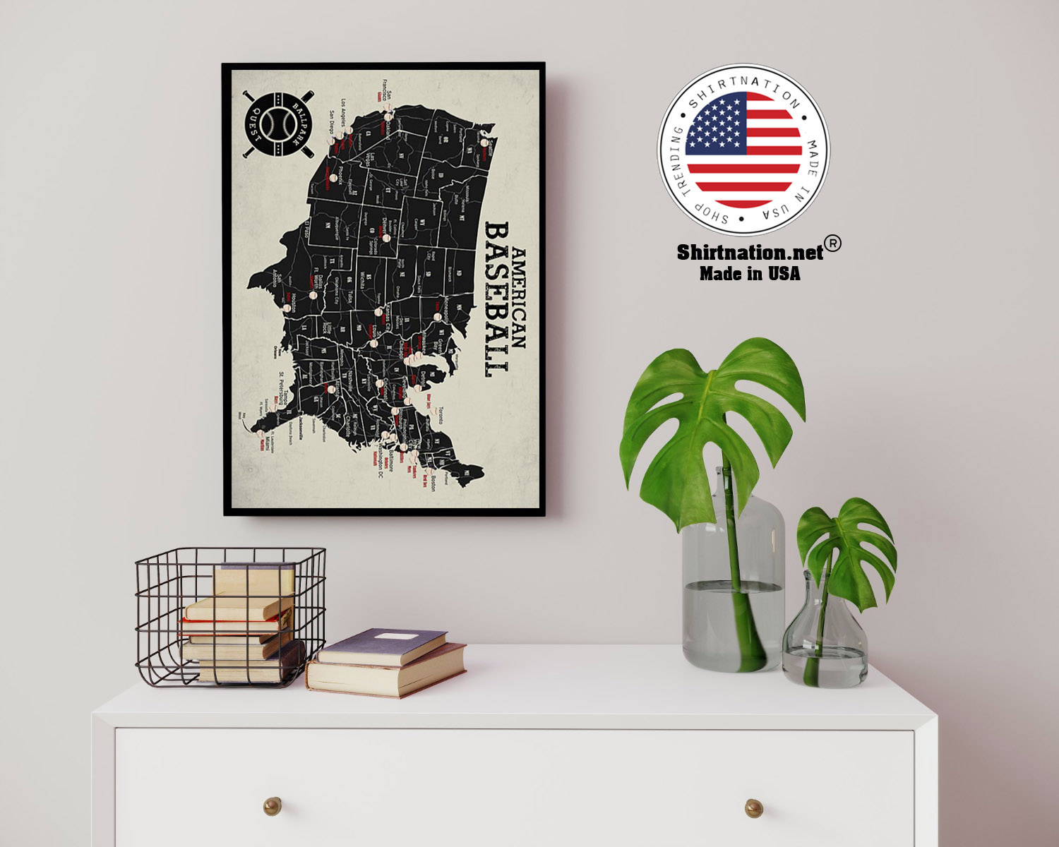 American baseball poster