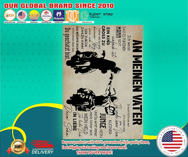 An meinen vater poster