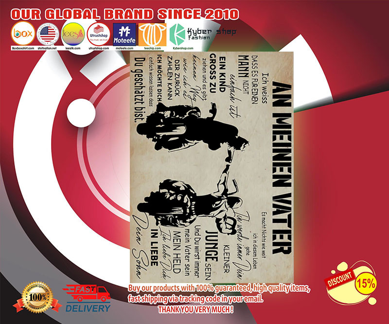 An meinen vater poster