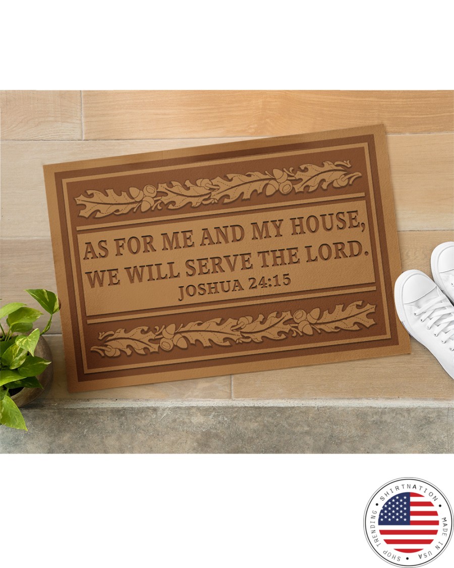 As for me and my house we will serve the lord doormat