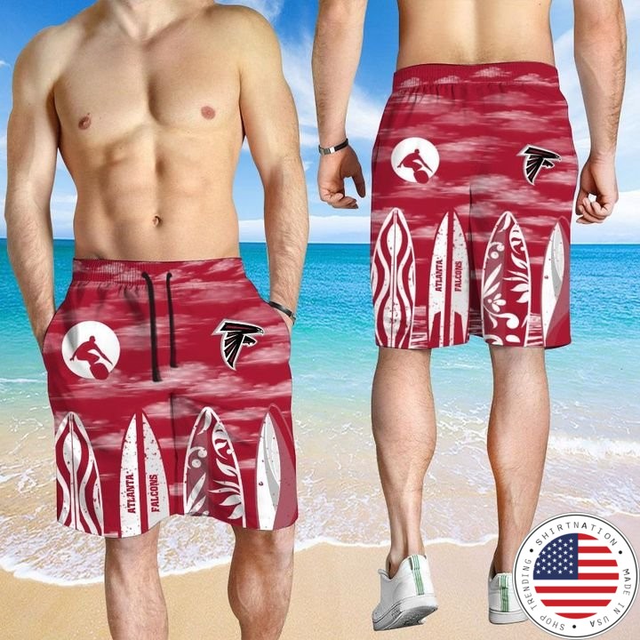 Atlanta Falcons HAWAIIAN And Beach SHORT3