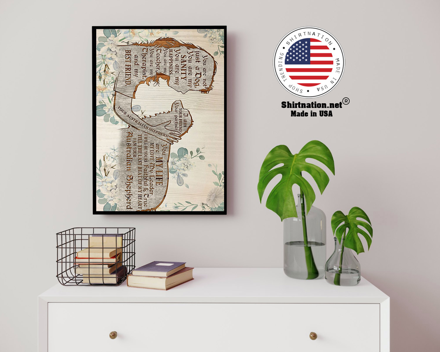 Australian shepherd I am your friend poster 14