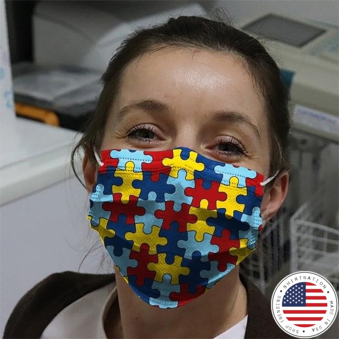 Autism Awareness face mask
